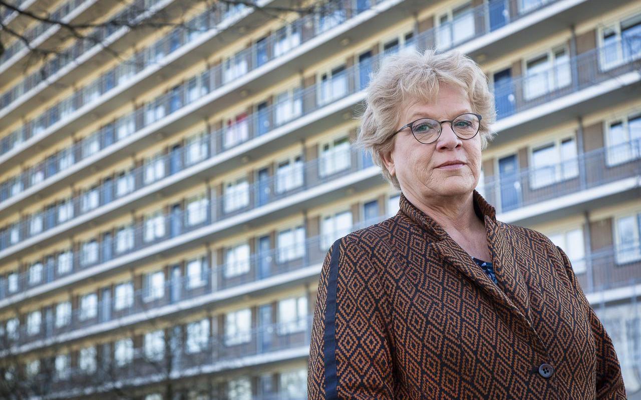 Jutta van den Oord van de SP bij De Arend. Jutta van den Oord van de SP bij De Arend.