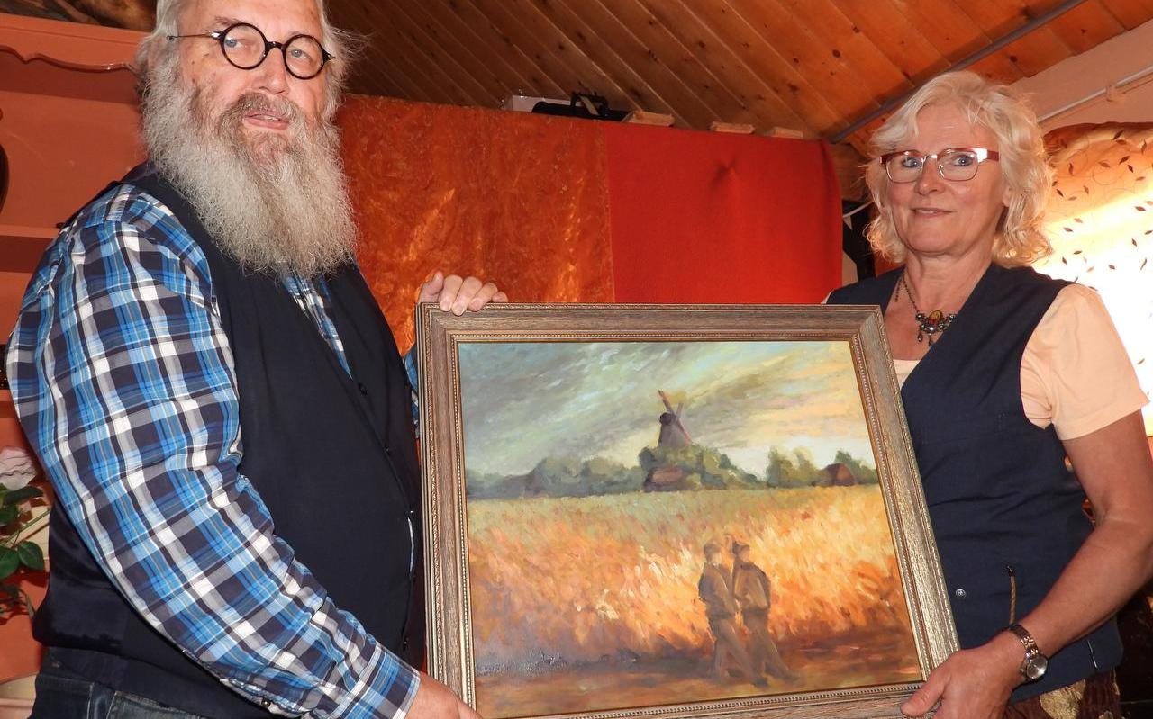 Het boek dat Albert Metselaar schrijft over Van Gogh inspireerde Koosje Zomer tot dit schilderij. Het boek dat Albert Metselaar schrijft over Van Gogh inspireerde Koosje Zomer tot dit schilderij.