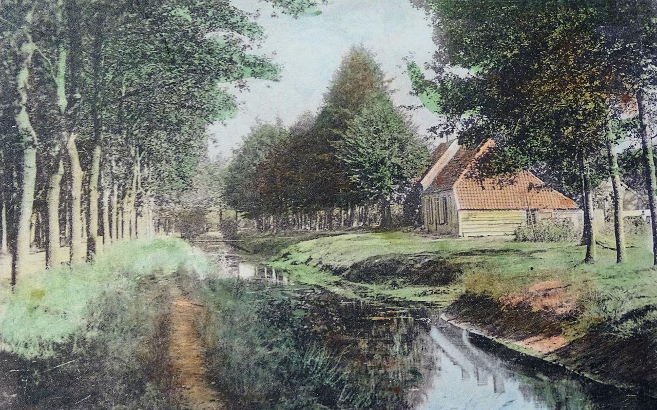 Krakeel, 31e Wijk, waar nu de Gereformeerde Gemeente zit, kaart uit 1903.                    