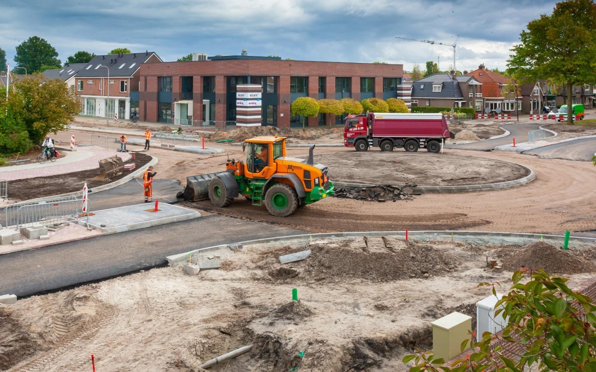 De werkzaamheden aan de Kanaalweg vlotten.