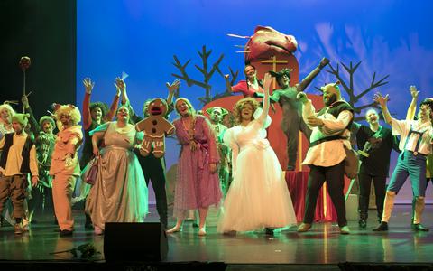 De laatste voorstelling Shrek de Musical in juni 2022.