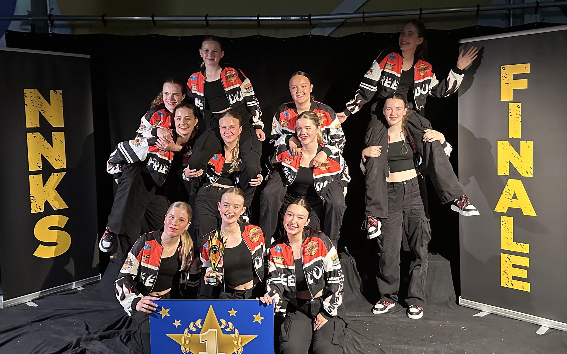 Next Generation vn Top Fit Hoogeveen behaalde het Noord Nederlands Kampioenschap Streetdance tijdens een zinderende finale dag in Sneek
