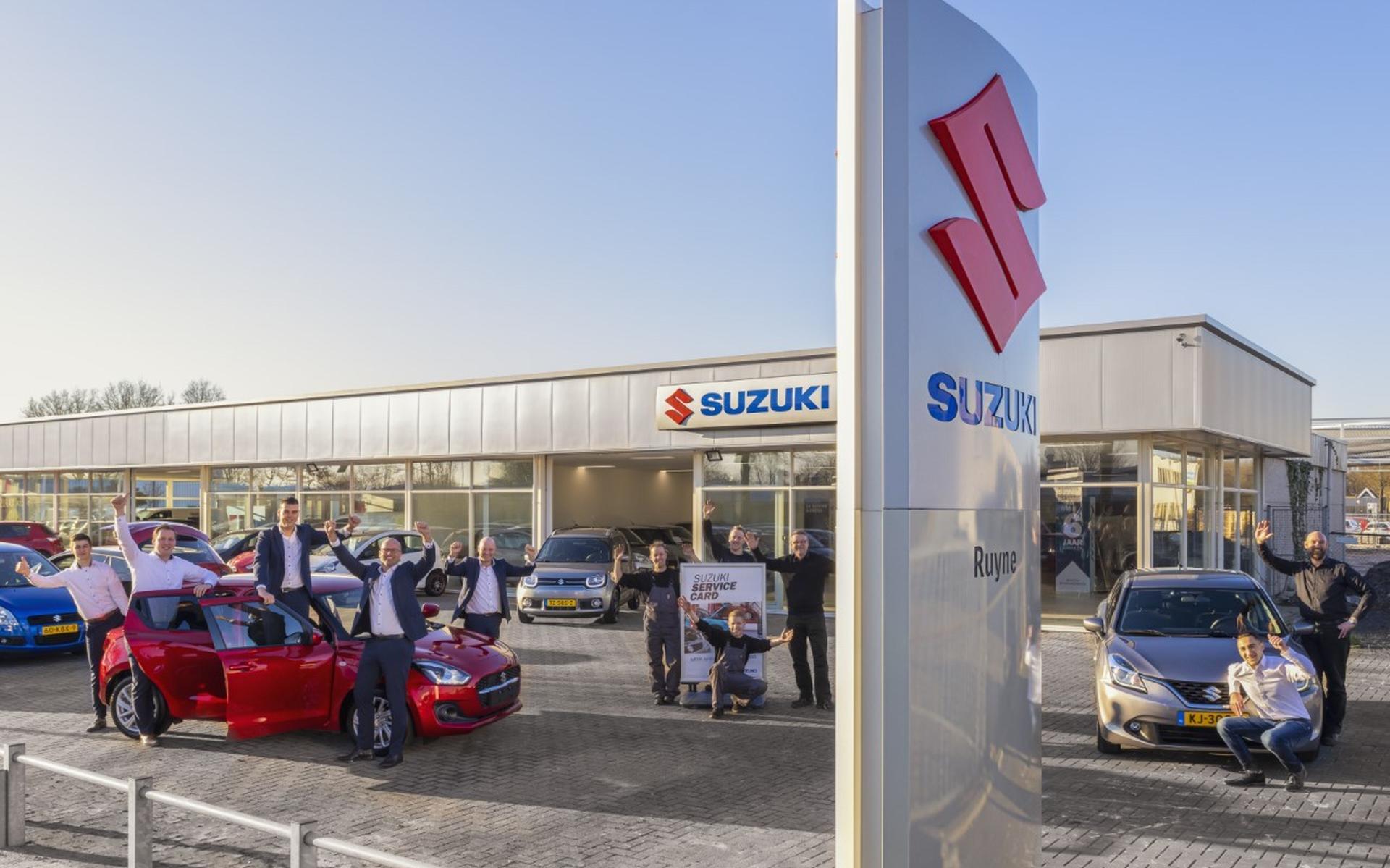 Auto Ruyne is nu ook Suzuki-dealer.