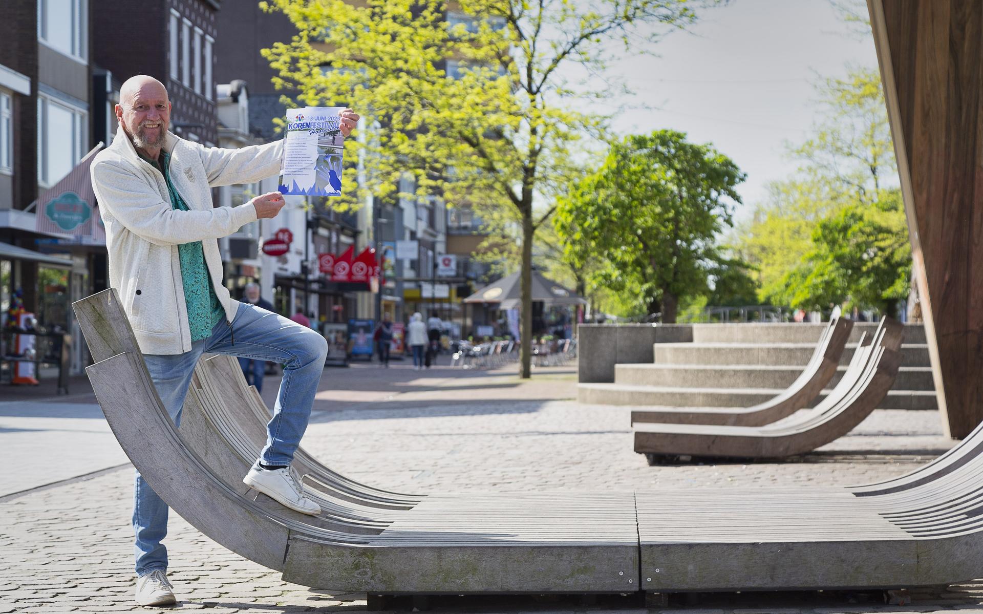 Dries Mensen over het Korenfestival 2023 in centrum Hoogeveen.