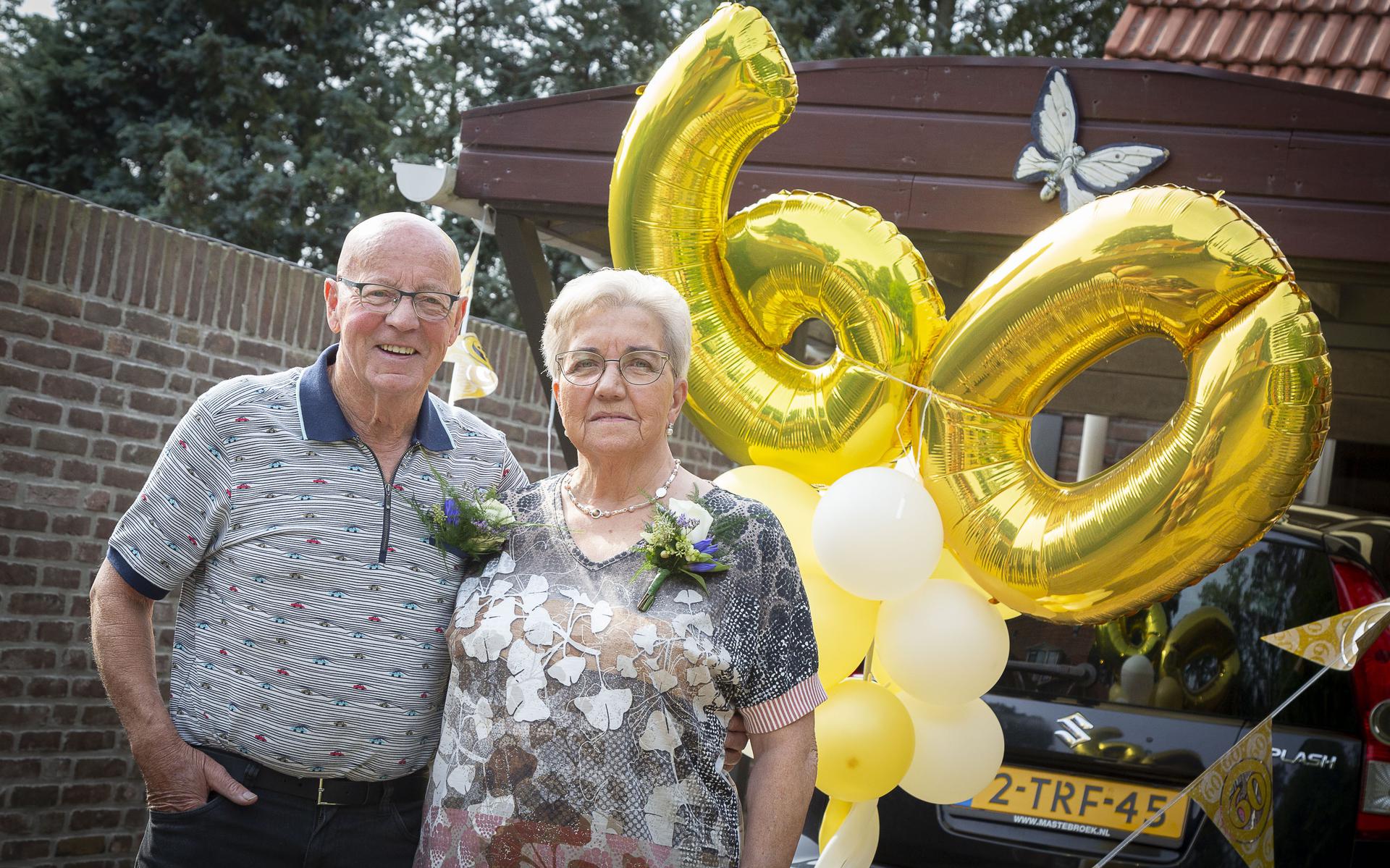 Freek en Marrie Fieten zijn 60 jaar getrouwd.