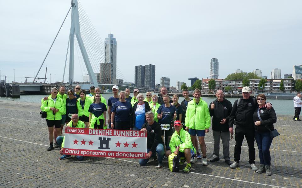 Het trotse team Drenthe Runners.