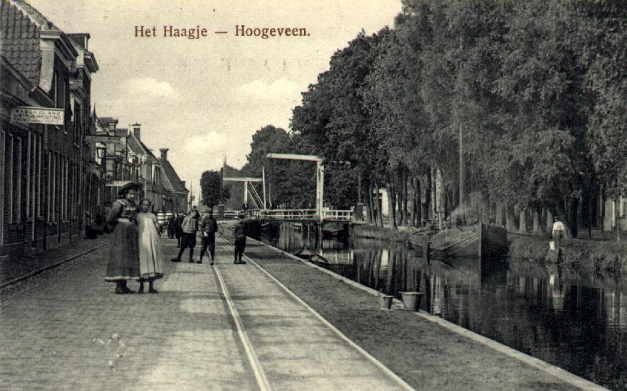 De strijkinrichting Waschglans aan Het Haagje.