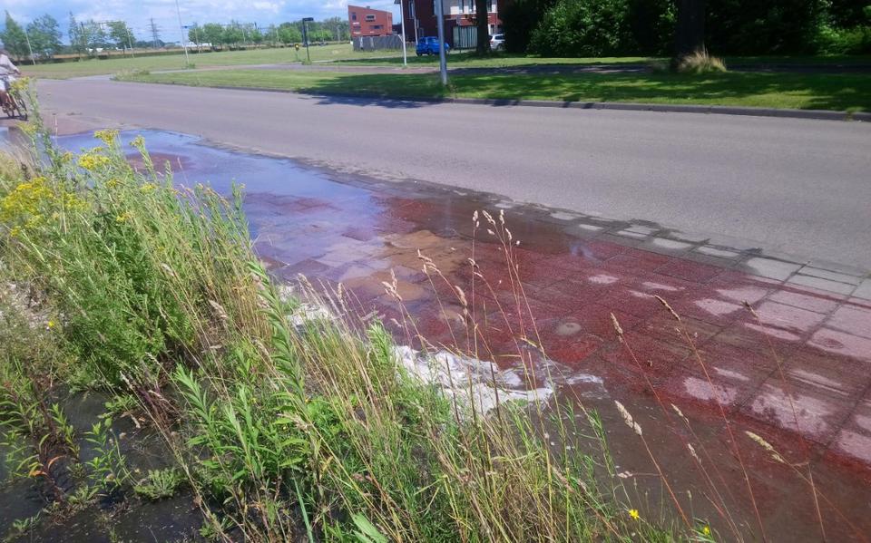 Lek In Waterleiding Zorgt Voor Wateroverlast Op Griendtsveenweg In Hoogeveen Dagblad Van Het Noorden