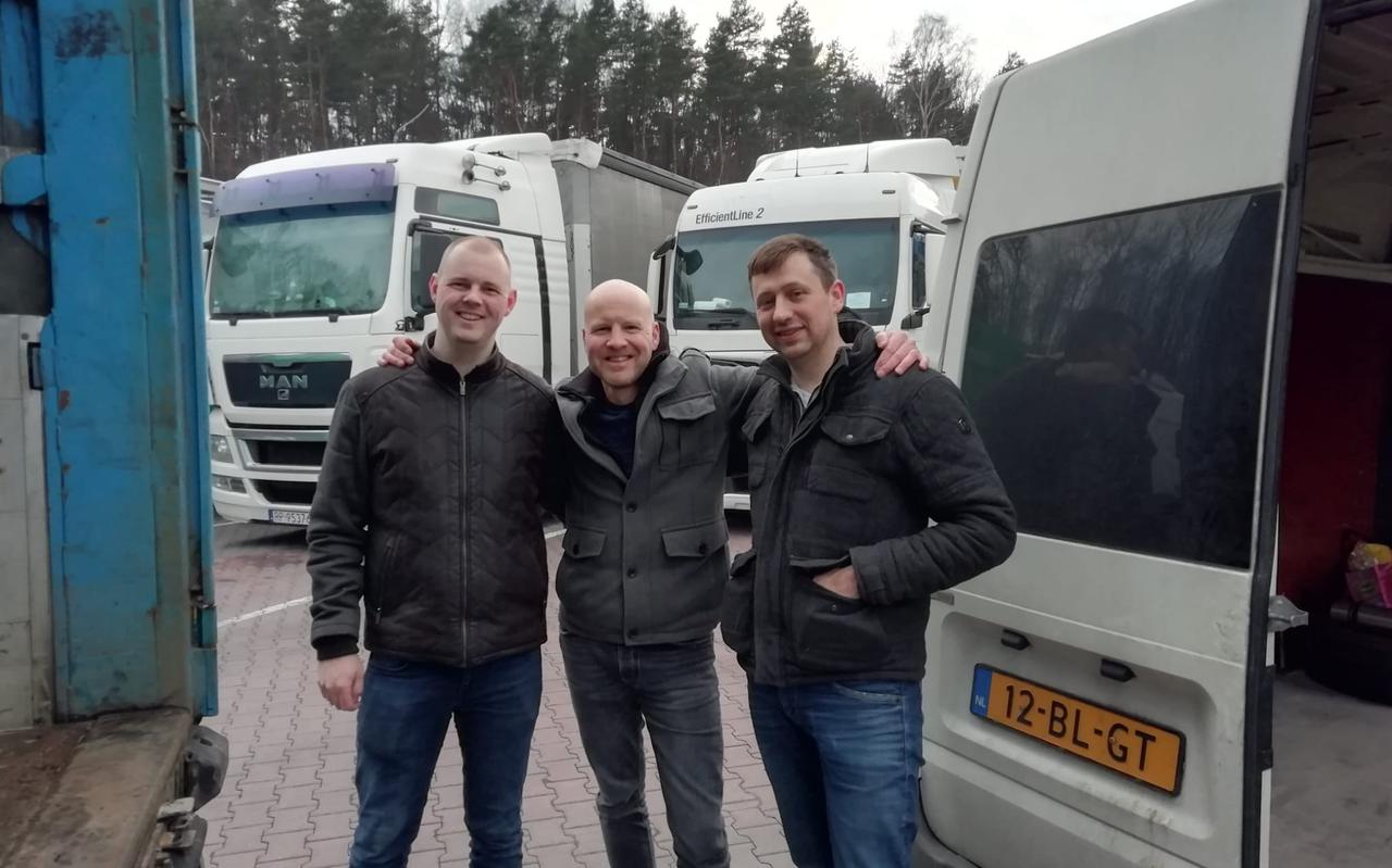 Van links naar rechts: Maikel Lichtendonk, Arjan Kats en Rik Bouwmeester van de baptistengemeente Beth-El in Hoogeveen. Van links naar rechts: Maikel Lichtendonk, Arjan Kats en Rik Bouwmeester van de baptistengemeente Beth-El in Hoogeveen.