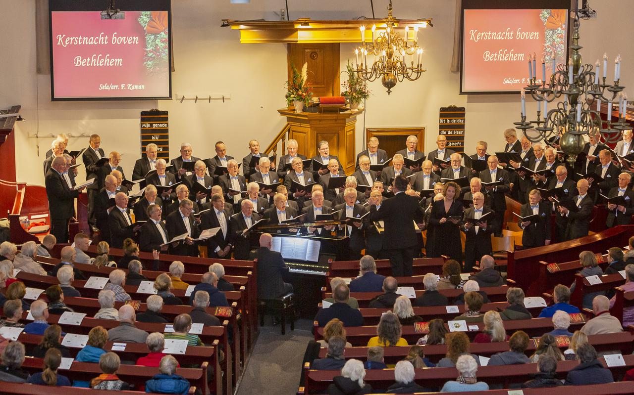 Kerstconcert van het CMH in de Hervormde Kerk in Hollandscheveld.