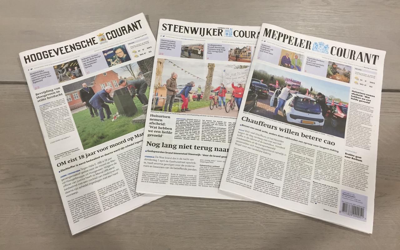 Hoogeveensche, Steenwijker en Meppeler Courant. Hoogeveensche, Steenwijker en Meppeler Courant.