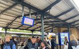 Chaos op het station in Meppel. 