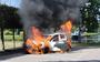 Auto volledig uitgebrand in Noordscheschut.