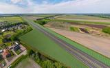 Impressie van de zonneroute langs de A37. Mogelijk komt er een tweede langs de A28.