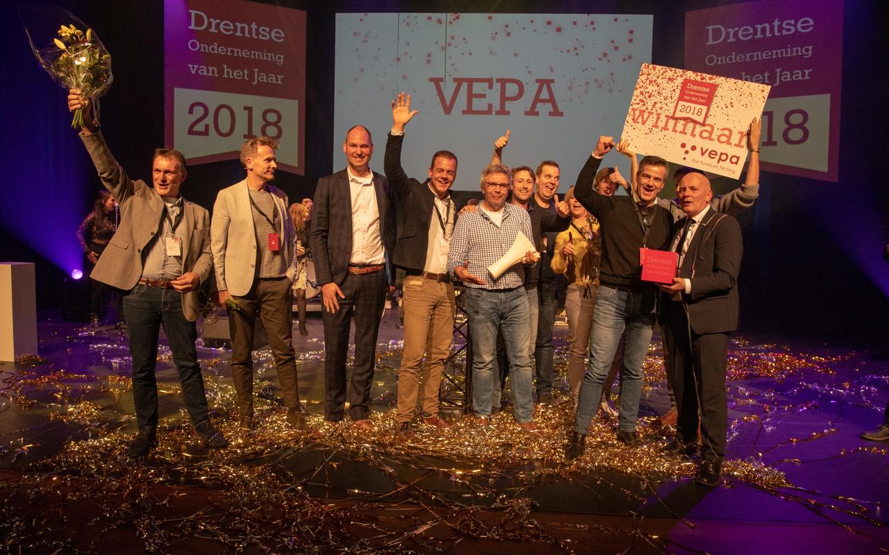 Vepa wint in 2018 de titel Drentse Onderneming van het Jaar. Vepa wint in 2018 de titel Drentse Onderneming van het Jaar.