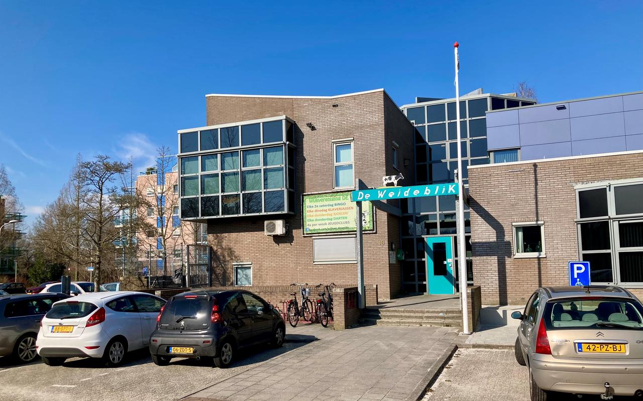 Gebouw De Weideblik van de wijkvereniging in De Weide Gebouw De Weideblik van de wijkvereniging in De Weide