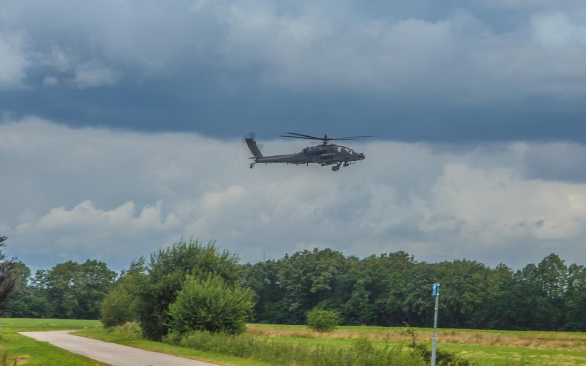 Deze helikopter werd gespot in Holthe.