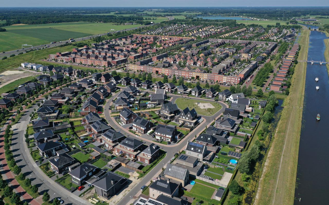 De wijk Erflanden is de laatste grote nieuwbouwwijk van Hoogeveen